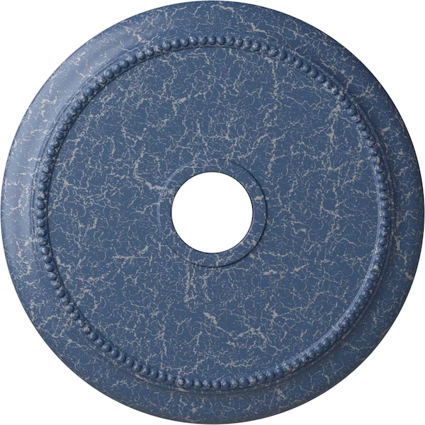 Ekena Millwork Crendon Ceiling Medallion (Canopies up to 4 3/8"), 24 1/8"OD x 4 3/8"ID x 2 1/4"P, Americana Crackle CM24CRAMC - main